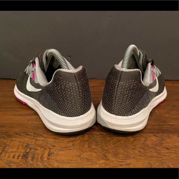 Nike Zoom Structure 20 Grey Pink Sneakers - Picture 4 of 10